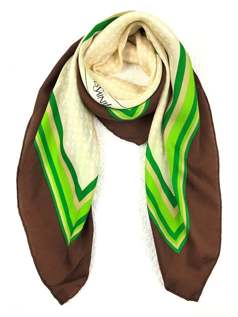 yves saint laurent scarf vintage.